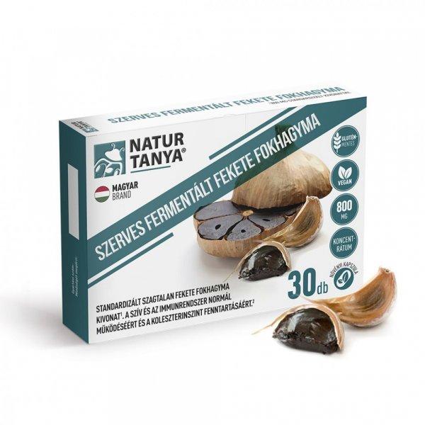 Natur Tanya® Fermentált Fekete Fokhagyma - 800 mg szagtalan fekete fokhagyma
kivonattal