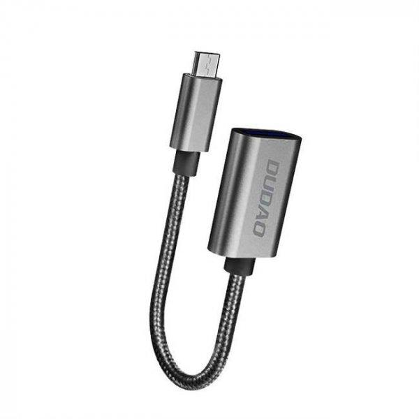 Dudao USB-micro USB 2.0 OTG adapter kábel arany (L15M)