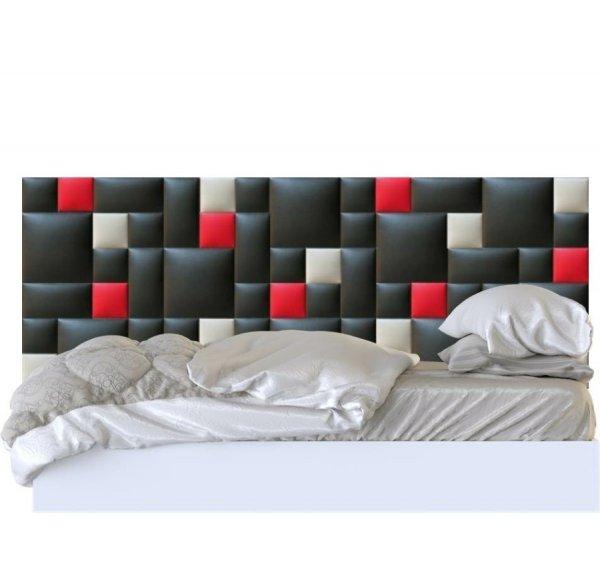 Műbőr falvédő-32 faldekoráció, Kerma panelekből (200x75 cm)