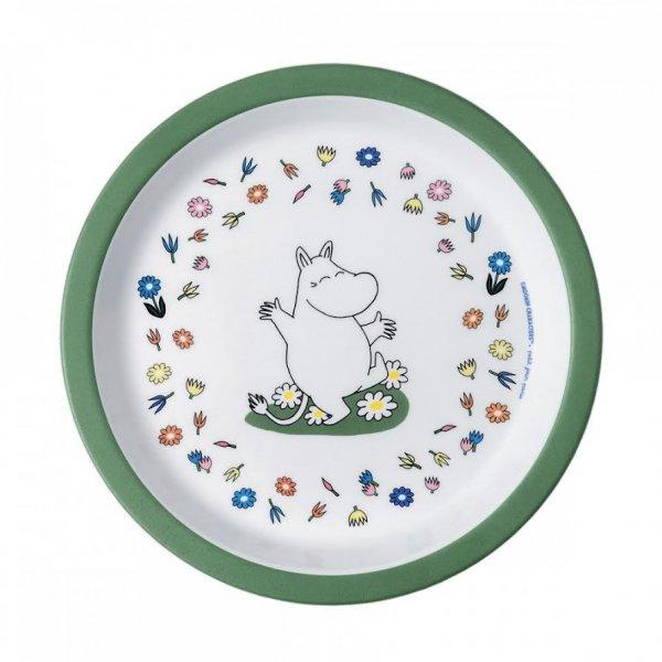 Desszert tányér - Moomin/Zöld 