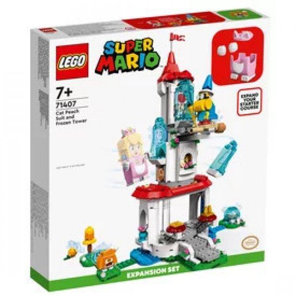 LEGO Super Mario 71407 Peach macskajelmez és befagyott torony kiegészítő
szett