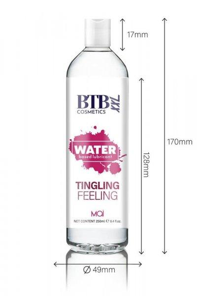 BTB WATER BASED TINGLING EFFECT LUBRICANT 250ML