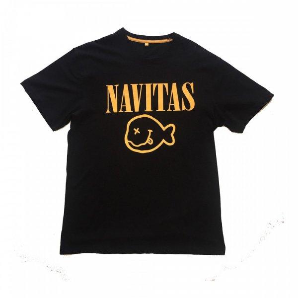 Navitas Kurt Black Fishing T-Shirt Black póló (70482-50*) több méret