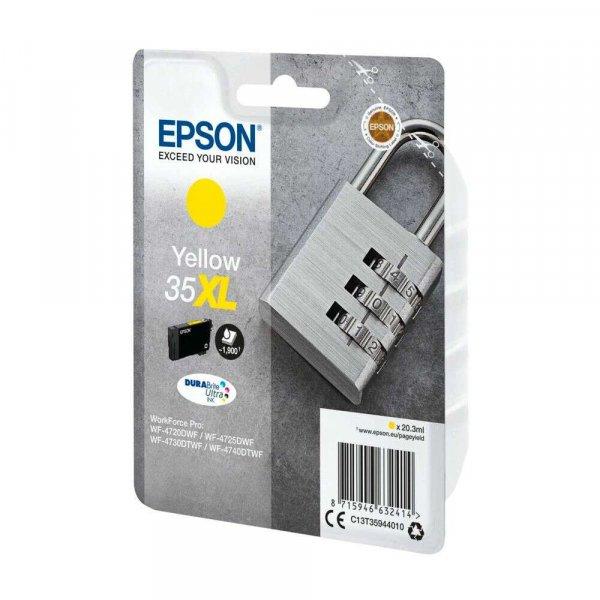 Epson Padlock C13T35944010 tintapatron 1 db Eredeti Nagy (XL) kapacitású
Sárga