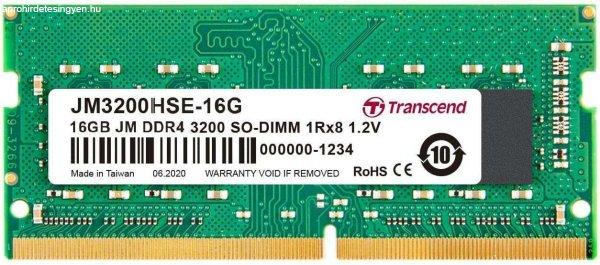 Transcend JM3200HSE-16G 16 GB DDR4-3200 CL22 1.2 V notebook memória