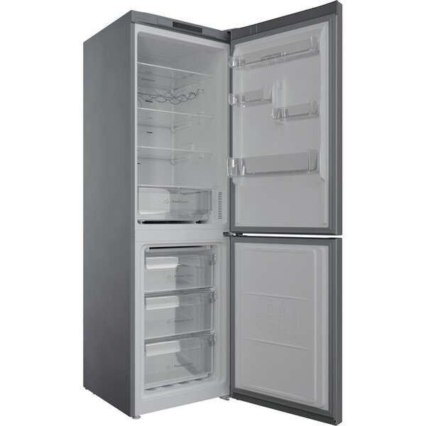 Indesit INFC8 TI21X Kombinált hűtőszekrény, M:189cm, 295L, NoFrost,
FreshSpace +, F energiaosztály, inox