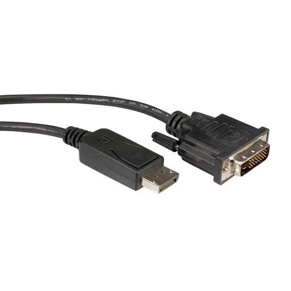 ROLINE - Kábel DisplayPort - DVI 24+1 M/M 3m