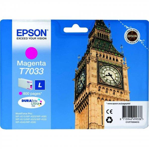 Epson T7033 Tintapatron Magenta 800 oldal kapacitás, C13T70334010