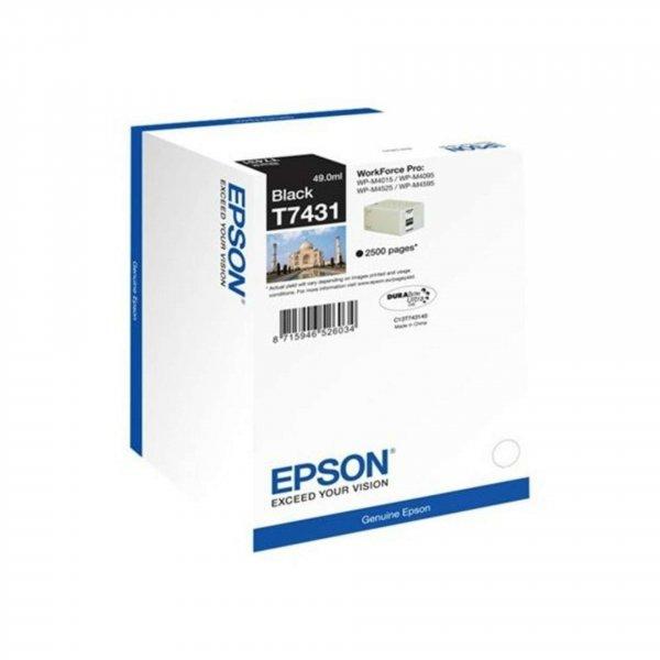 Epson T7431 Tintapatron Black 2.500 oldal kapacitás, C13T74314010