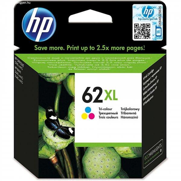 HP C2P07AE No.62XL Color tintapatron eredeti