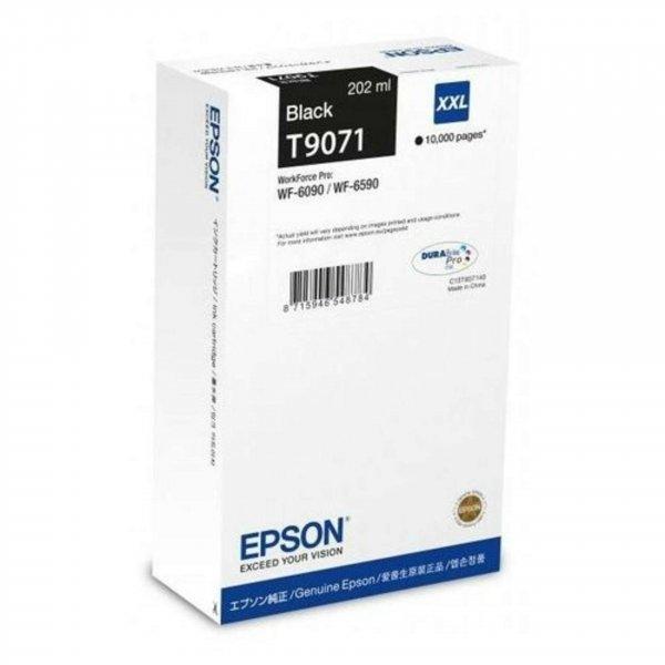 Epson T9071 Black tintapatron eredeti 10K 202 ml C13T907140