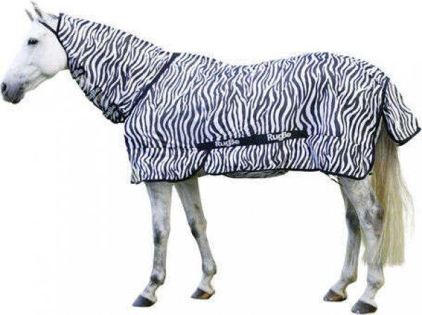 Covalliero RugBe Zebra légytakaró has- és nyakrésszel (125 cm)