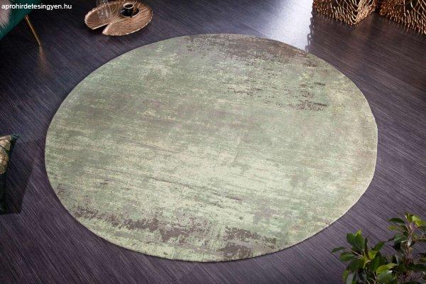 MODERN ART zöld kerek szövet szőnyeg 150cm