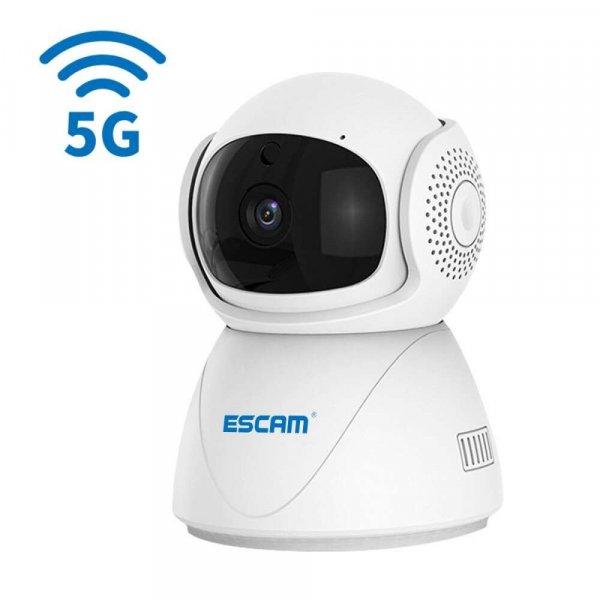 ESCAM PT201 - beltéri, kétsávos (2,4 GHz & 5 GHz WiFi) Smart IP security
kamera: 1080P, éjjellátás, mozgásérzékelés, kétirányú hang