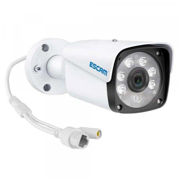 ESCAM PVR608 - 8db aluházas, kültéri vezetékes (POE) IP kamera + központi
egység (NVR): 1080P, ember érzékelés, IP66, 20m éjjellátás,