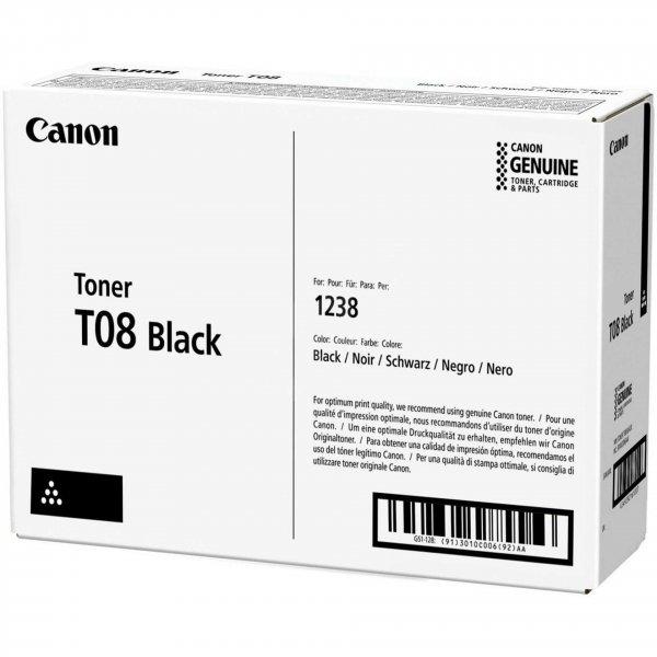 Canon T08 Black toner eredeti 11K 3010C006