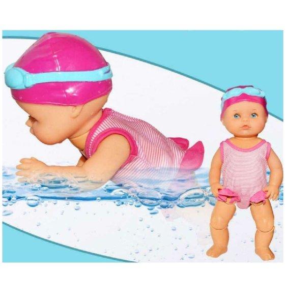 WaterBaby - úszó interaktív játékbaba, utánozza az úszást, 33 cm (BBJ)
