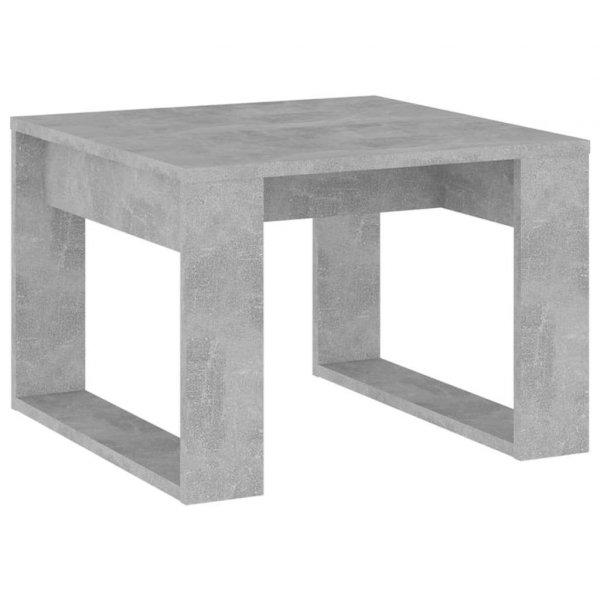 Betonszürke forgácslap kisasztal 50 x 50 x 35 cm