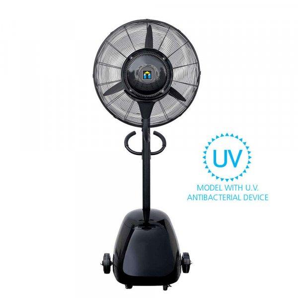 Star Progetti kültéri terasz ventilátor, UV szűrő, Fekete