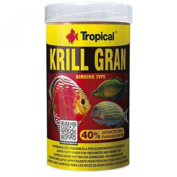 TROPICAL Krill Gran 1000ml/540g többösszetevős színfokozó haltáp merülő
granulátum formájában