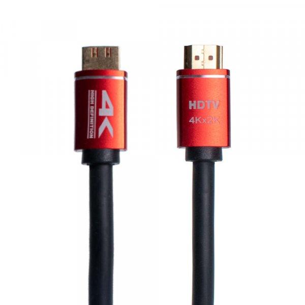 20 m-es nagy sebességű HDMI kábel 2.0v, 4K-60Hz, aranyozott apa-apa
csatlakozó