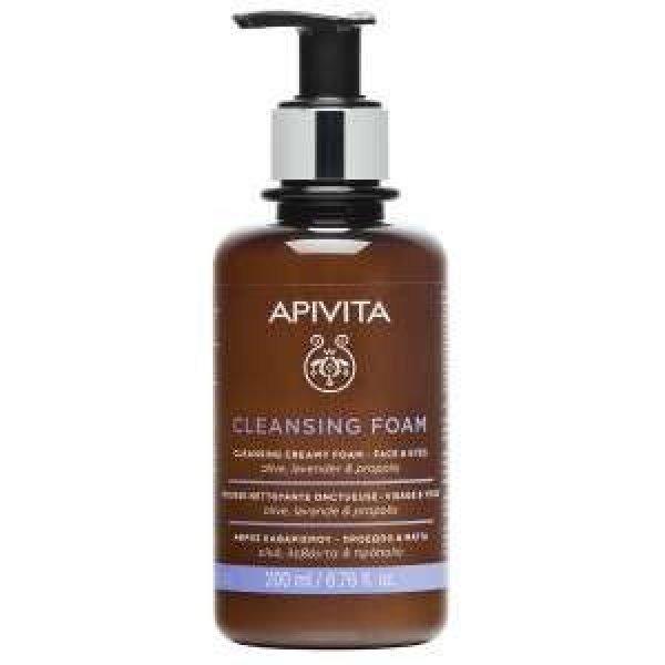 Spuma de curatare Apivita Cleansing Foam With Olive & Lavender For Face & Eyes
300ml