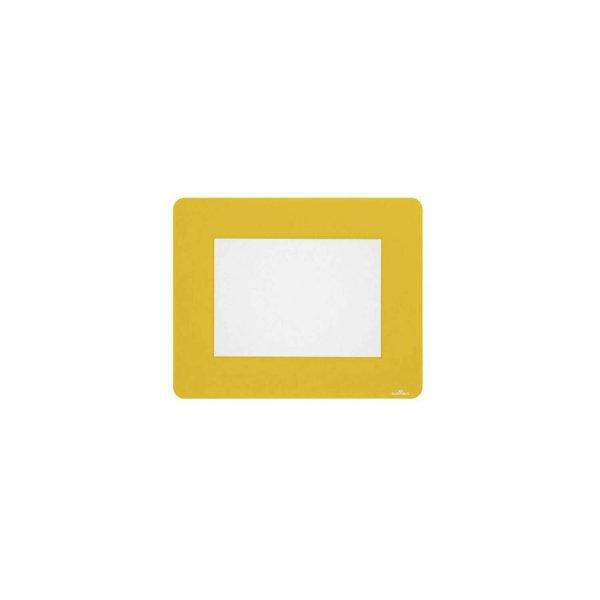 Padlójelző ablak A5, eltávolítható, Durable sárga 10 db/csom