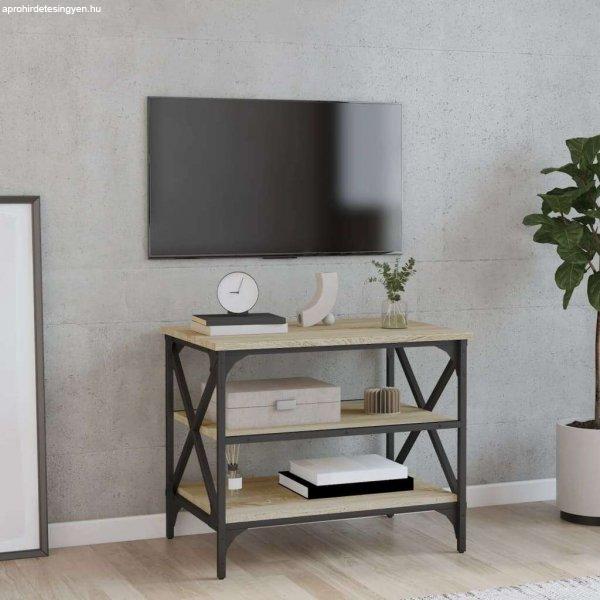 vidaXL sonoma-tölgyszínű szerelt fa TV-szekrény 60x40x50 cm