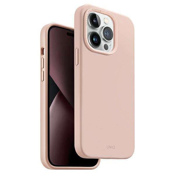 UNIQ Lino Hue Apple iPhone 14 Pro Max Magclick Charging blush pink telefontok