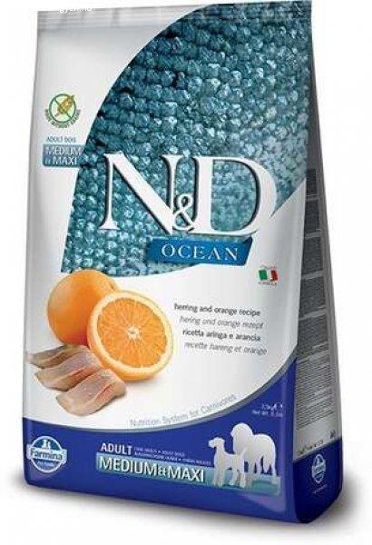 N&D Dog Adult Medium Fish & Orange Grain Free 12 kg