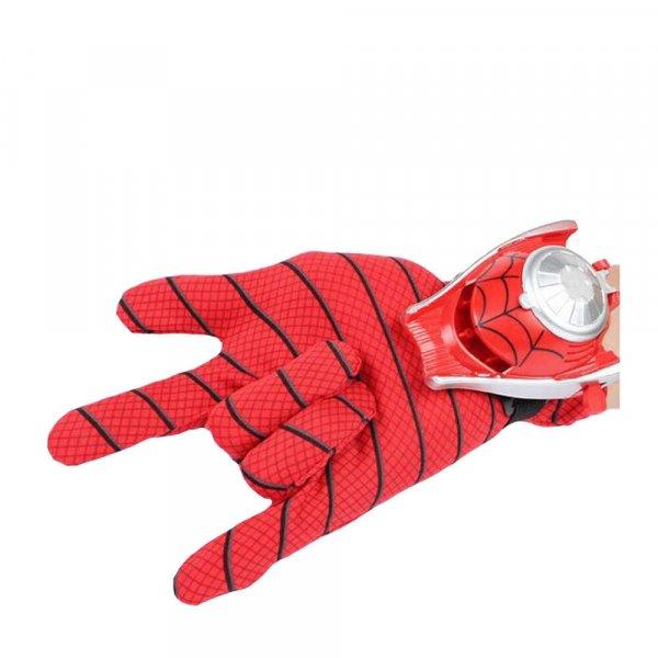 IdeallStore Pókember jelmez készlet, L-es méret, 7-9 év, maszk és kesztyű
indítóval, piros