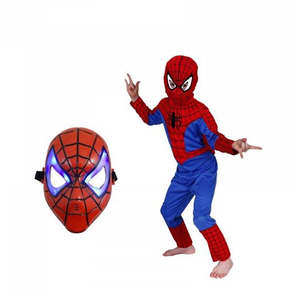 Pókember öltöny szett L méret és LED maszk