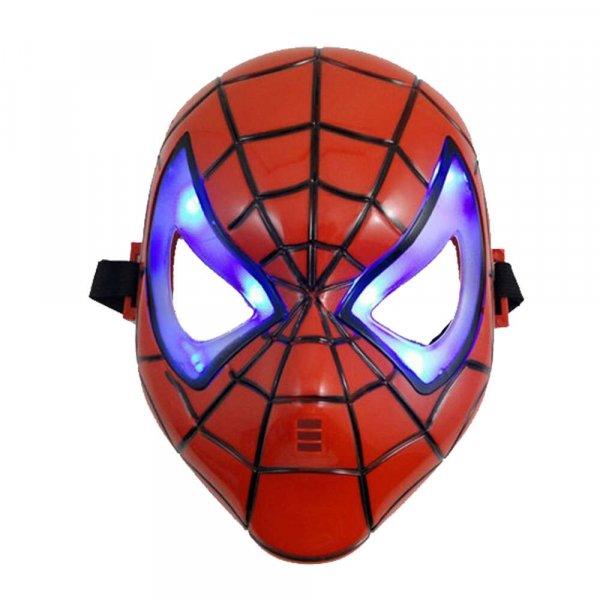 IdeallStore® klasszikus Spiderman jelmez szett izomzattal, 5-7 év, 110-120 cm,
piros, korongos kesztyű és LED maszk