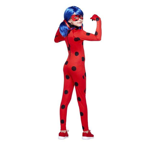 IdeallStore Miraculous Ladybug jelmez gyerekeknek, jumpsuit típusú, 3-5 éves,
piros