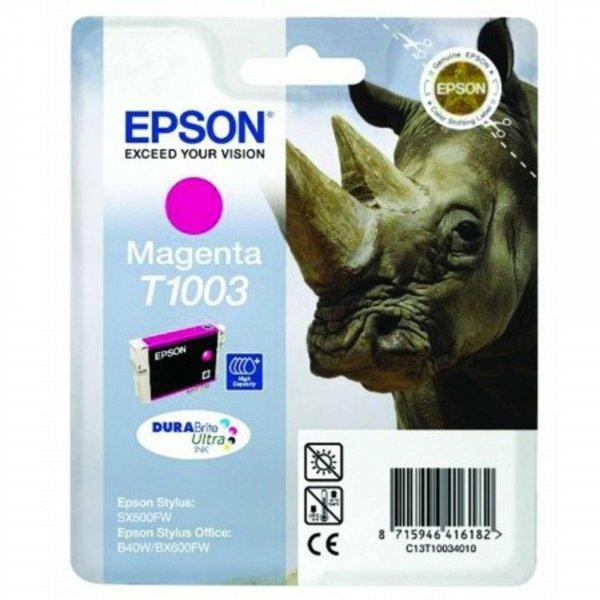 Epson T1003 Magenta tintapatron eredeti C13T10034010 Orrszarvú