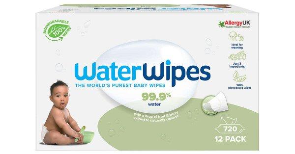 WaterWipes BIO Szappanbogyó Törlőkendő Mega Pack 720db