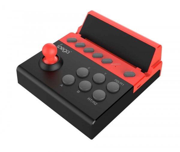 Android/iPhone Bluetooth Kontroller, PG-9135 telefon-/tablettartós gamepad,
piros-fekete