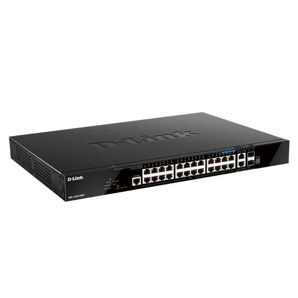 D-Link DGS-1520-28MP Switch 24x1000Mbps(24xPOE) + 2x10G + 2xGigabit SFP+
Menedzselhető Rackes, DGS-1520-28MP