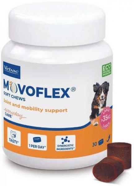 Movoflex ízületvédő rágótabletta tojáshéj membránnal nagytestű, 35 kg
feletti kutyáknak (L) (3 x 30 db) 90 db