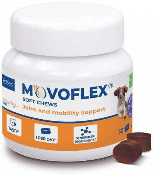 Movoflex ízületvédő rágótabletta tojáshéj membránnal közepes
testméretű, 15-35 kg közötti kutyáknak (M) (3 x 30 db) 90 db