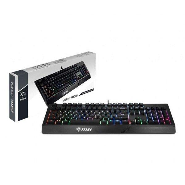 MSI DT S11-04HU217-CLA ACCY VIGOR GK20 Gaming membrane Keyboard, Hun