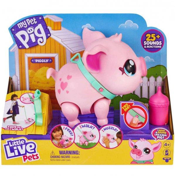 Little Live Pets - Pinki, az interaktív kismalac, Rózsaszín