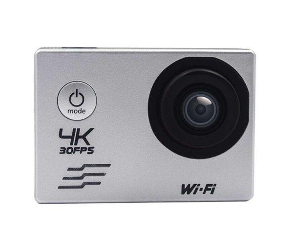 WiFi-s Akciókamera, H-16-4, 12MP sportkamera, FullHD video/60FPS, max.32GB TF
Card, 30m-ig vízálló, A+ 170°, ezüst