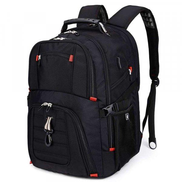 Dollcini, Laptop hátizsák, unisex, vízálló hátizsák, üzleti munkatáska
USB töltőporttal, 17