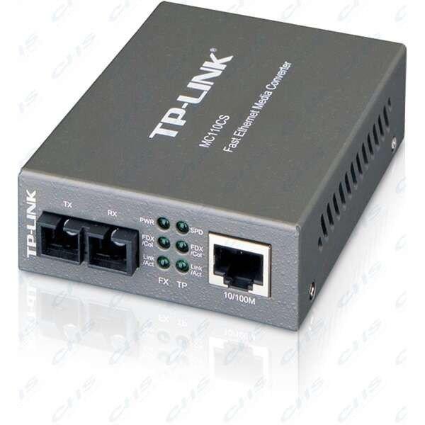 Tp-LinkMC110CS  Optikai Media konverter 100(réz)-100FX(SC) Single mód