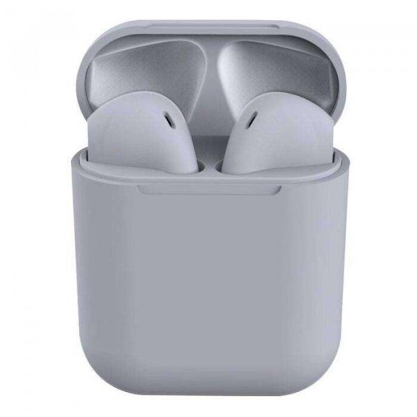 Bluetooth sztereó fülhallgató, v5.0, TWS, töltőtok, iNPods 12, matt,
világosszürke