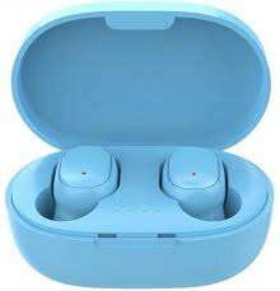 Bluetooth sztereó fülhallgató, v5.0, TWS, töltőtok, vezérlő gomb,
zajszűrővel, vízálló, Wooze EarBuds Pro, kék