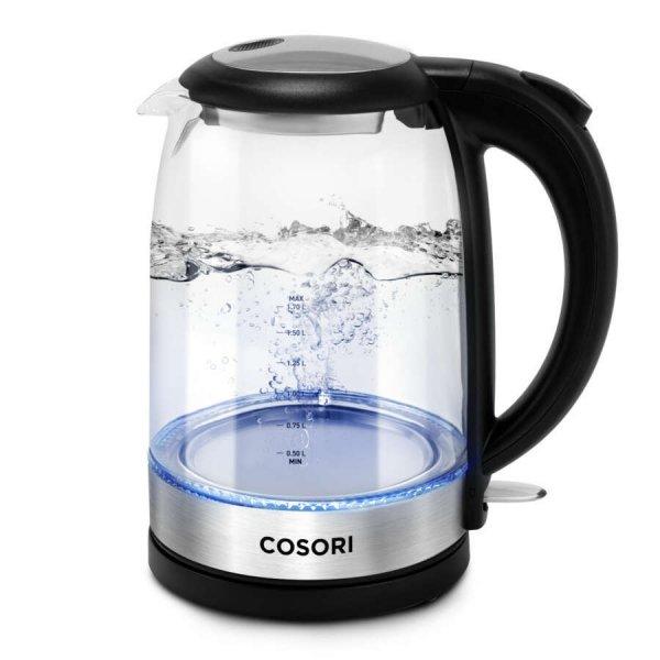 Cosori GK172-CO Elektromos üveg vízforraló 1,7 l, fekete