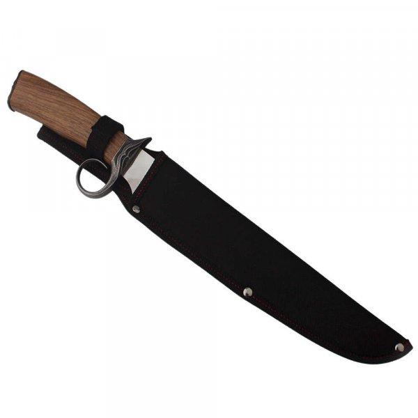 IdeallStore® vadászkés, francia inkvizíció, 39,5 cm, rozsdamentes acél,
barna színű