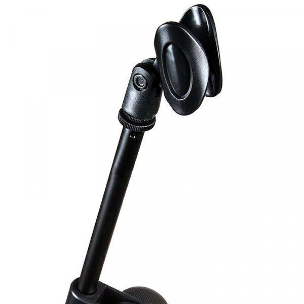 IdeallStore® professzionális mikrofonállvány, Sound Heat, fém, 160 cm,
fekete